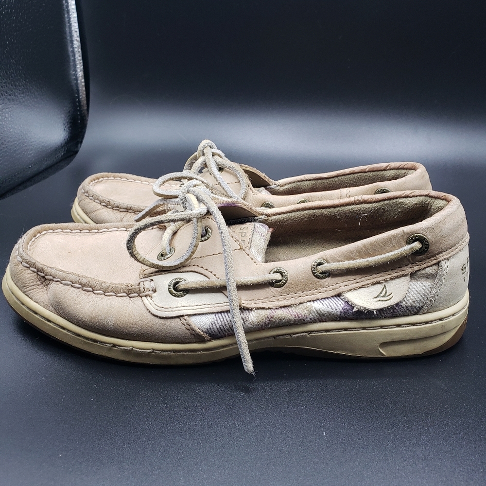 Sperry plaid boat shoes